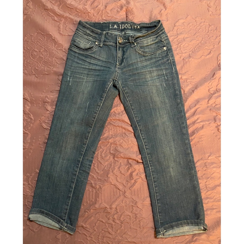 LA Idol Capri Jeans - Picture 1 of 2